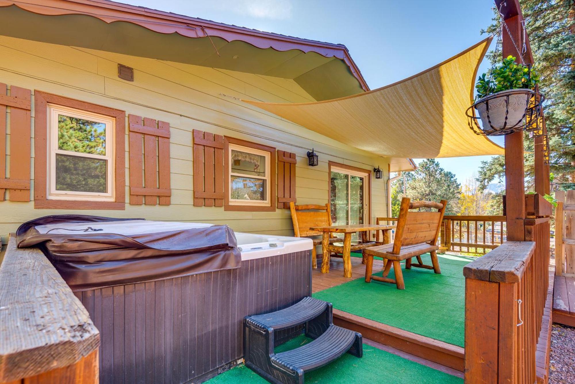 Villa Peaceful Getaway With Private Hot Tub And Mtn Views! à Woodland Park Extérieur photo